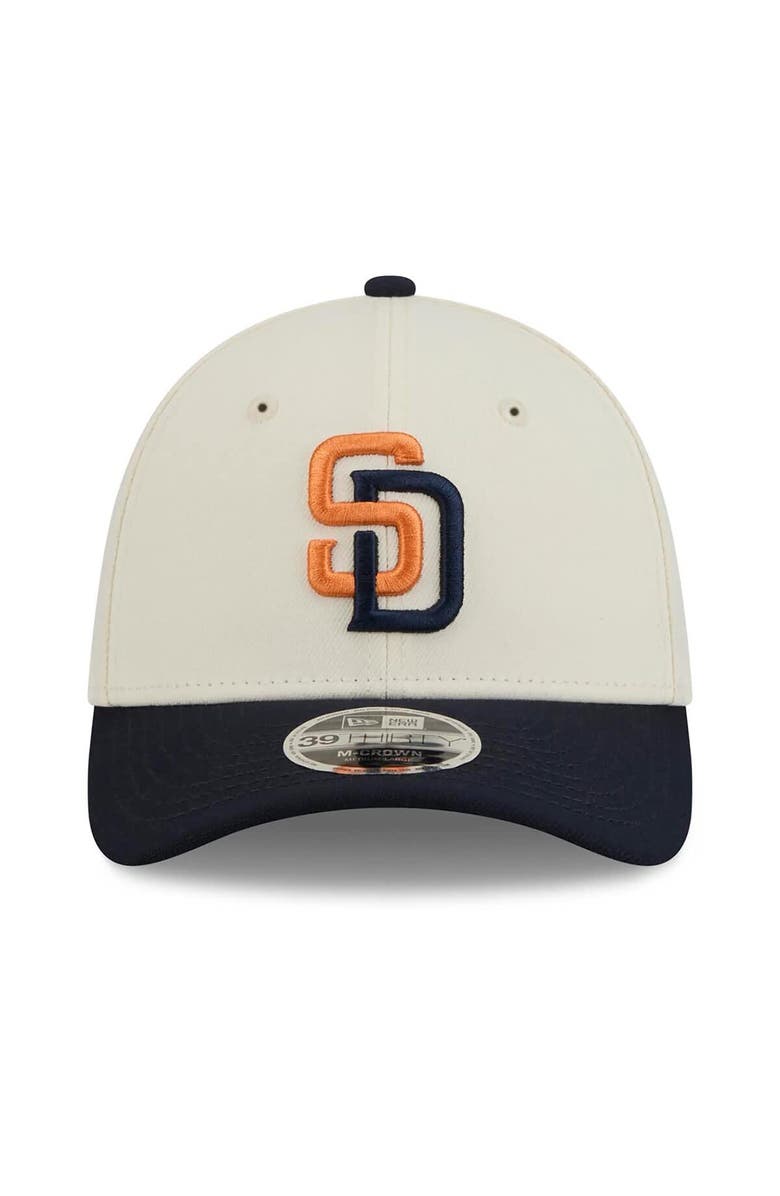 New Era Men's New Era Cream/Obsidian San Diego Padres 2026 City Connect M-Crown 39THIRTY Flex Hat, Alternate, color, Cream