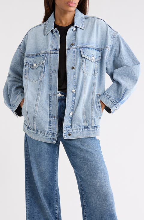 Rachele Boyfriend Denim Trucker Jacket