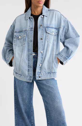 Rachele Boyfriend Denim Trucker Jacket