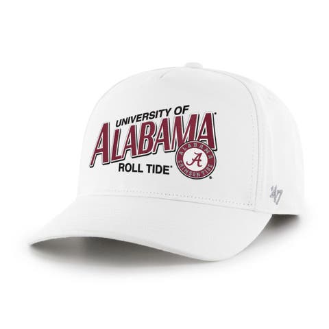 Men's '47  White Alabama Crimson Tide Relaxed Fit Hitch Adjustable Hat