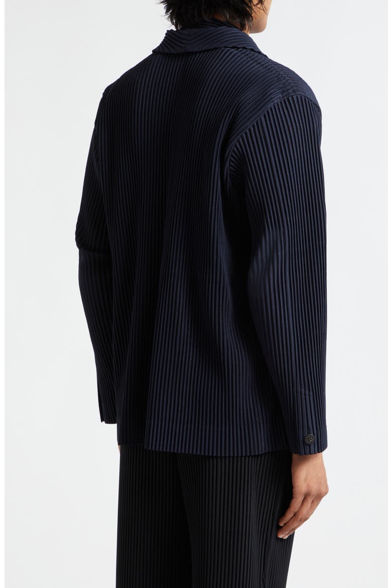 Pleated Blazer, Alternate, color, NAVY
