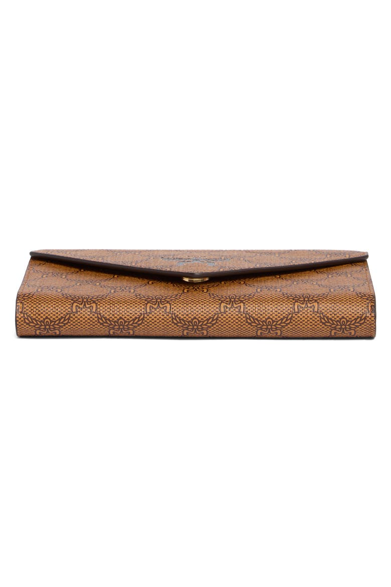Himmel Lauretos Wallet On a Strap, Alternate, color, COGNAC