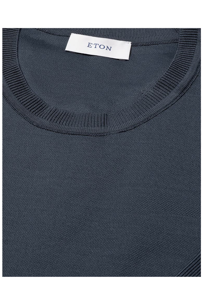 Texture Cotton T-Shirt, Alternate, color, DARK BLUE