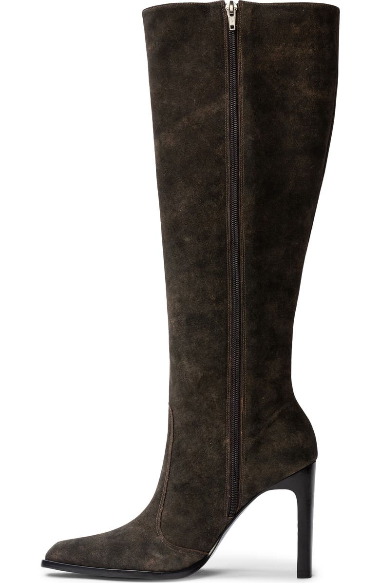 BLACK SUEDE STUDIO Grand Tall Boot, Alternate, color, Dark Brown