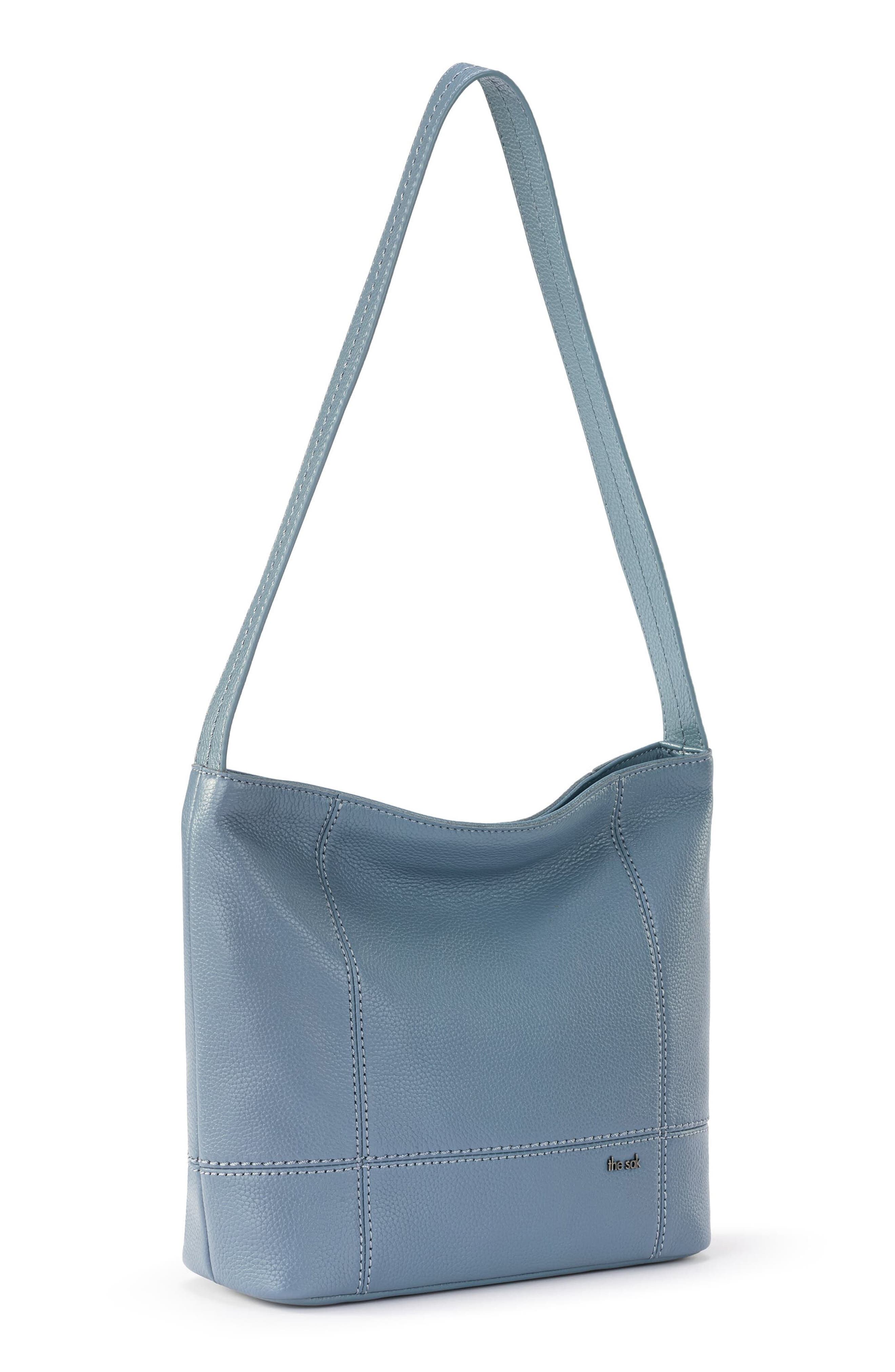 Leather Hobo Bag, Alternate, color, MARITIME