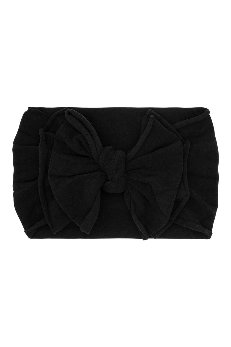 2-Pack Fab-Bow-Lous Headbands (Nordstrom Exclusive), Alternate, color, BLACK WHITE
