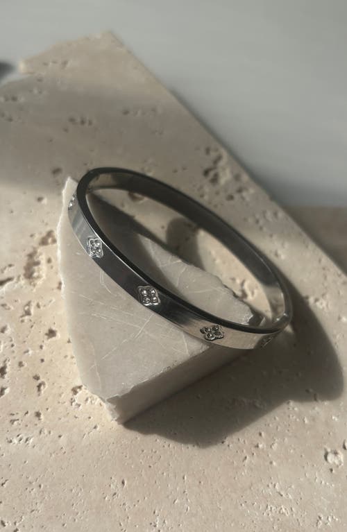Adornia Tarnish Resistant Cubic Zirconia Bangle Bracelet
