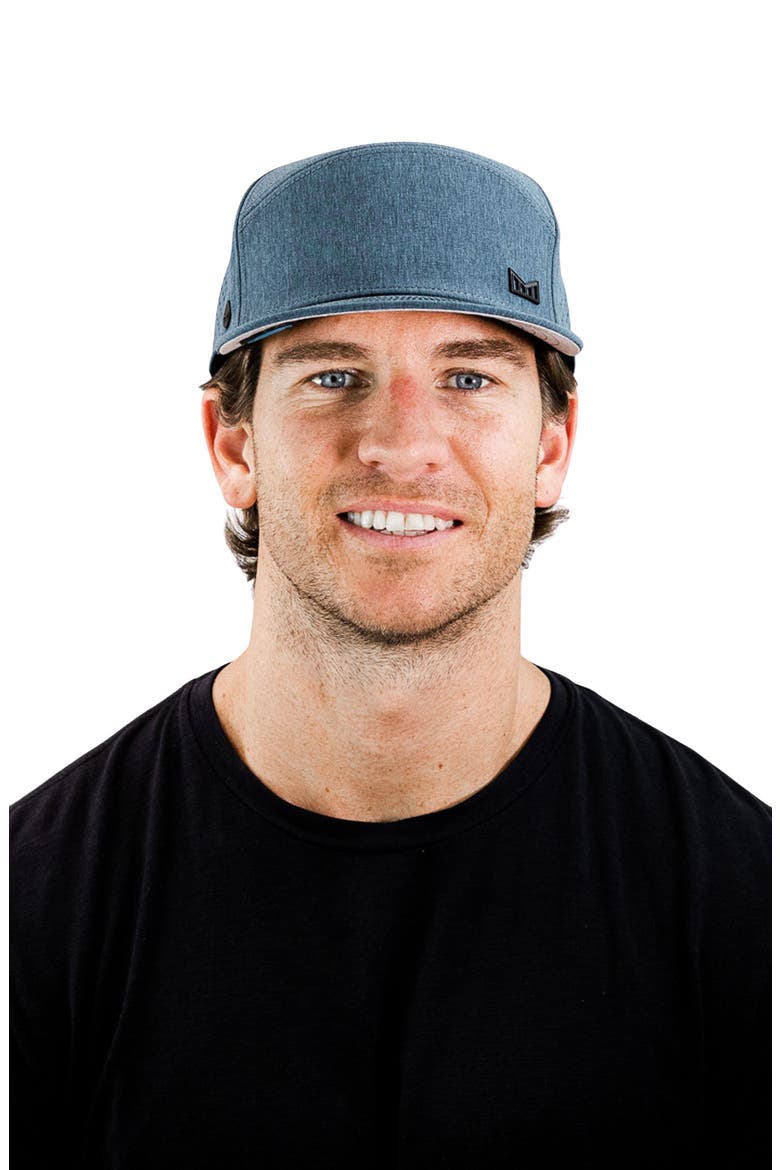 Trenches Icon Hydro Performance Snapback Hat, Alternate, color, HEATHER OCEAN