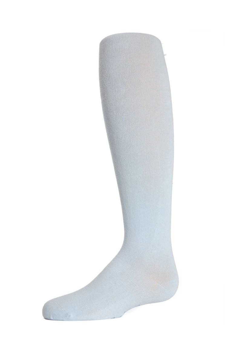 Kid's Soft Pima Cotton Opaque Tights, Main, color, Light Blue