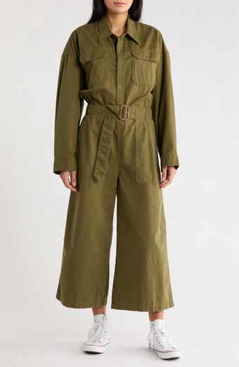 DENIMIST Utility Crop Wide Leg Jumpsuit