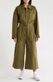 DENIMIST Utility Crop Wide Leg Jumpsuit