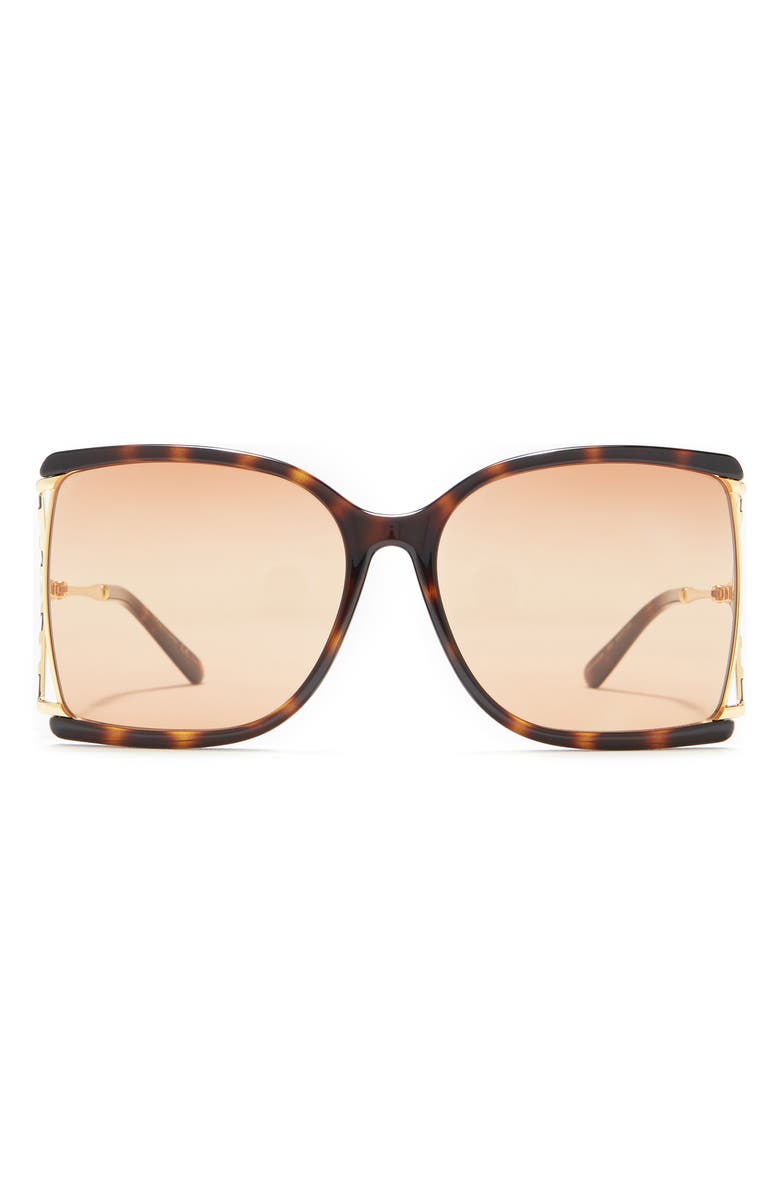 Gucci 61mm Square Sunglasses, Main, color,