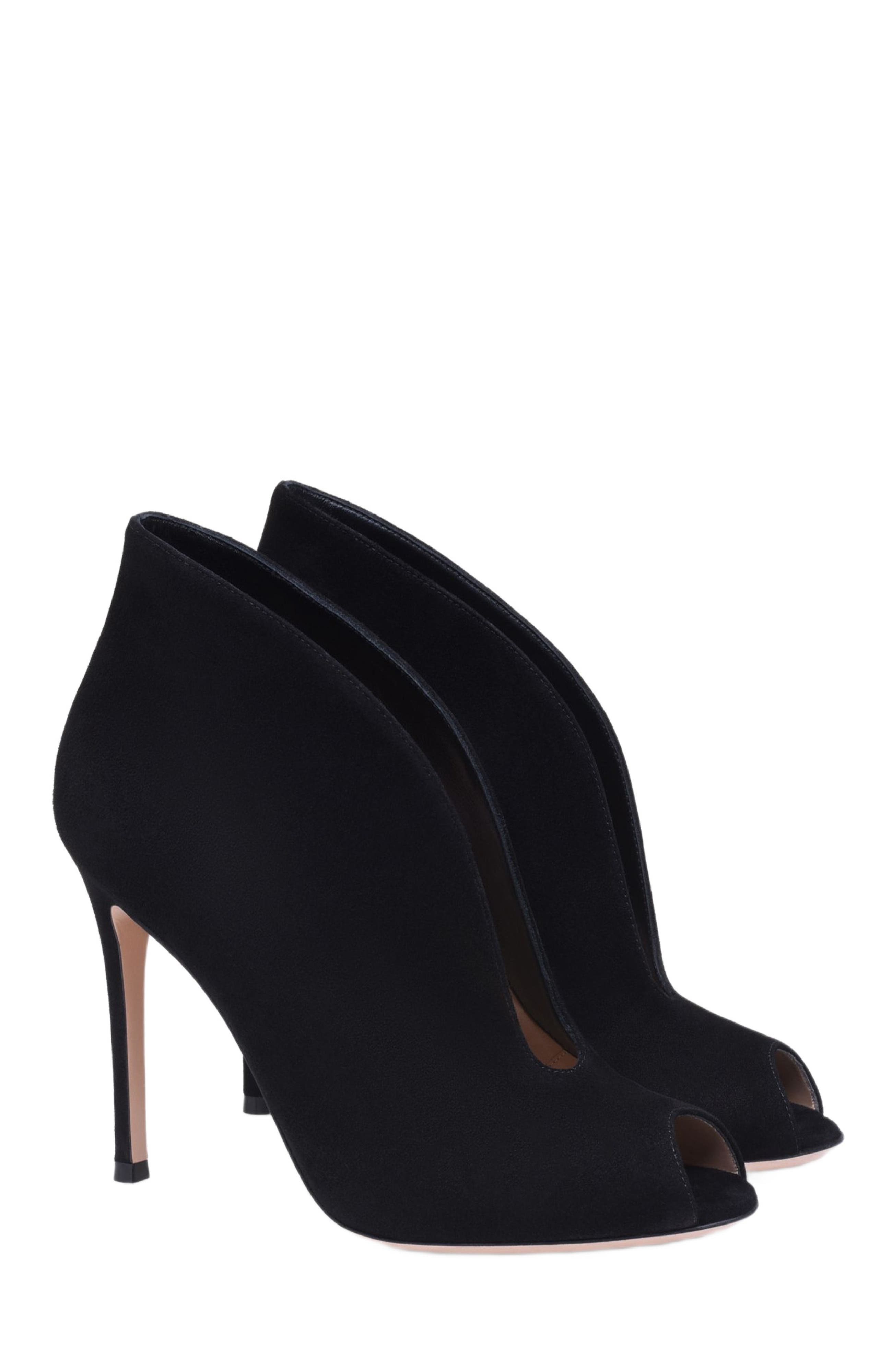 Gianvito Rossi Vamp Pump, Alternate, color, Black Suede