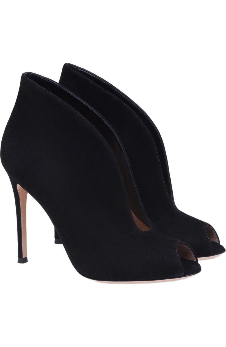 Gianvito Rossi Vamp Pump, Alternate, color, Black Suede