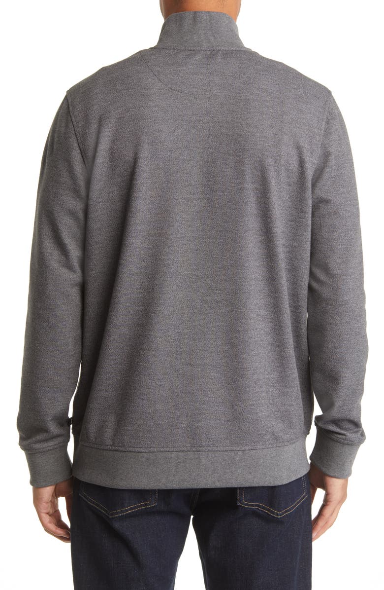 Ted Baker London Meritts Half Zip Piqué Pullover, Alternate, color, 