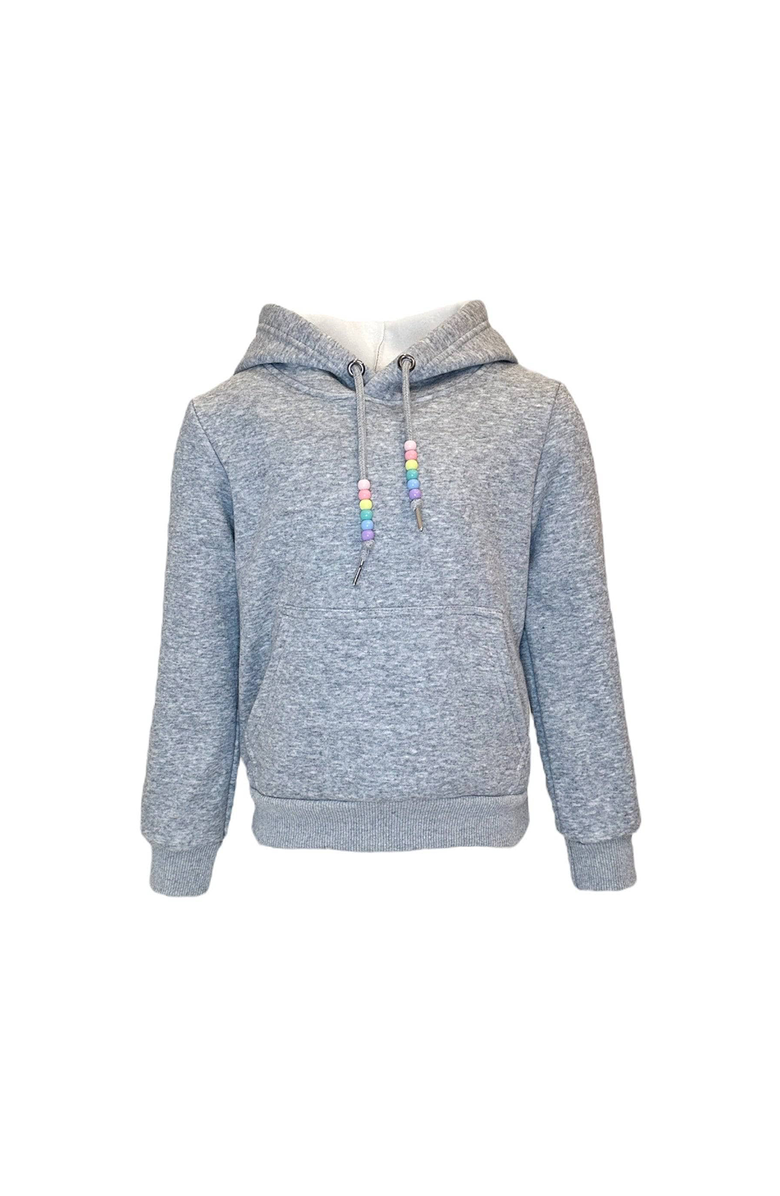 Lola + The Boys Crystal Rainbow Rain Hoodie, Alternate, color,
