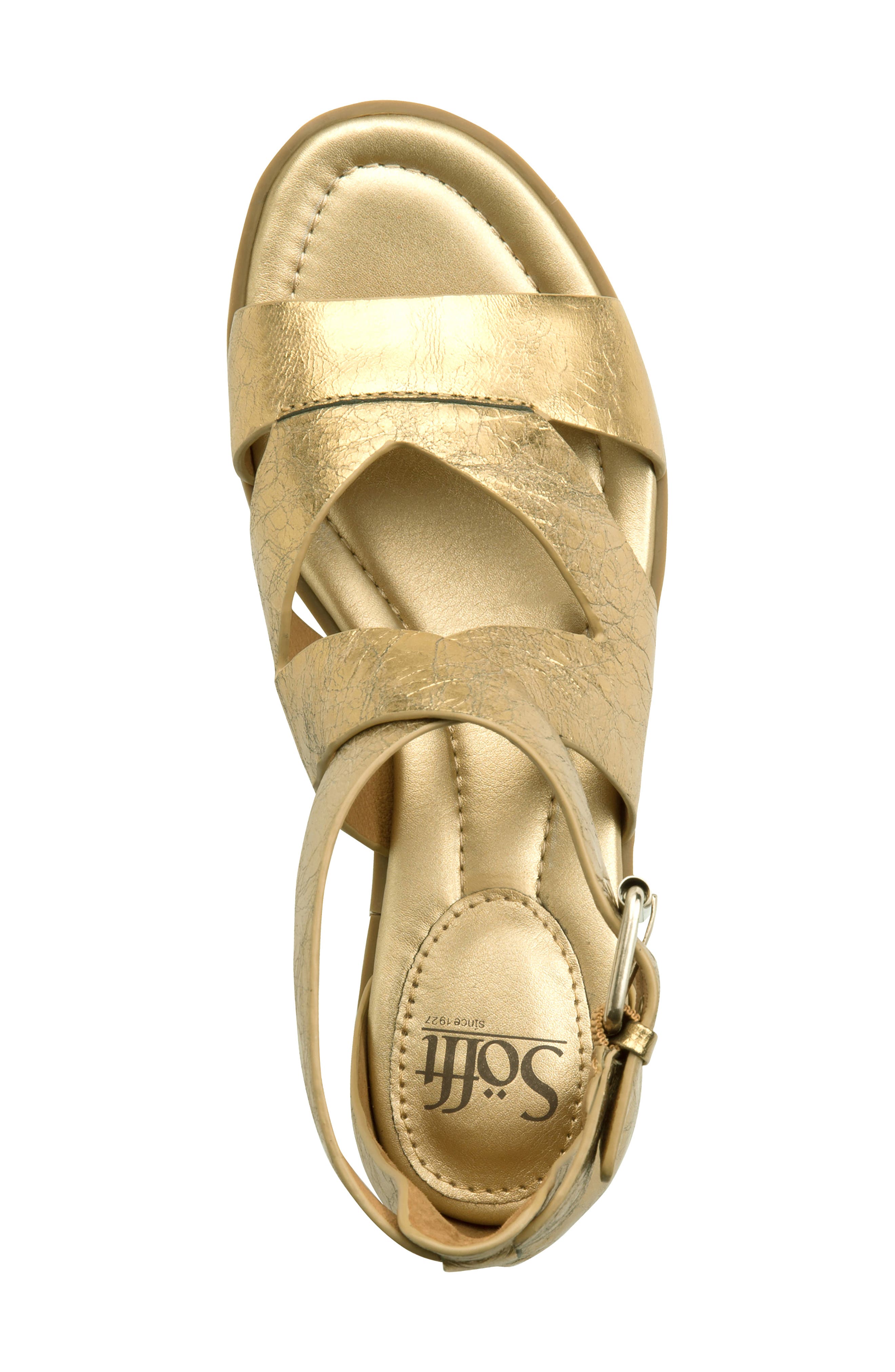 'Mirabelle' Sport Sandal, Alternate, color, OLD GOLD LEATHER
