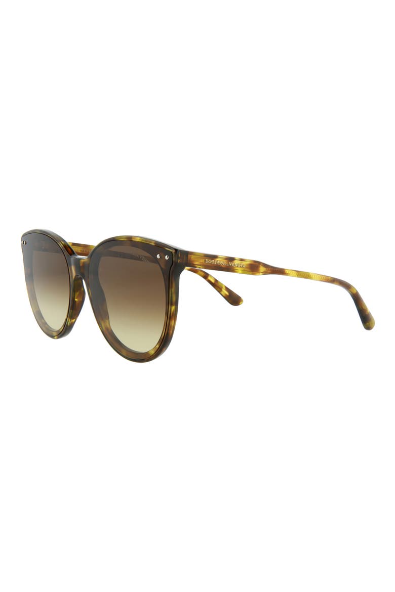 61mm Round Sunglasses, Alternate, color, HAVANA HAVANA BROWN