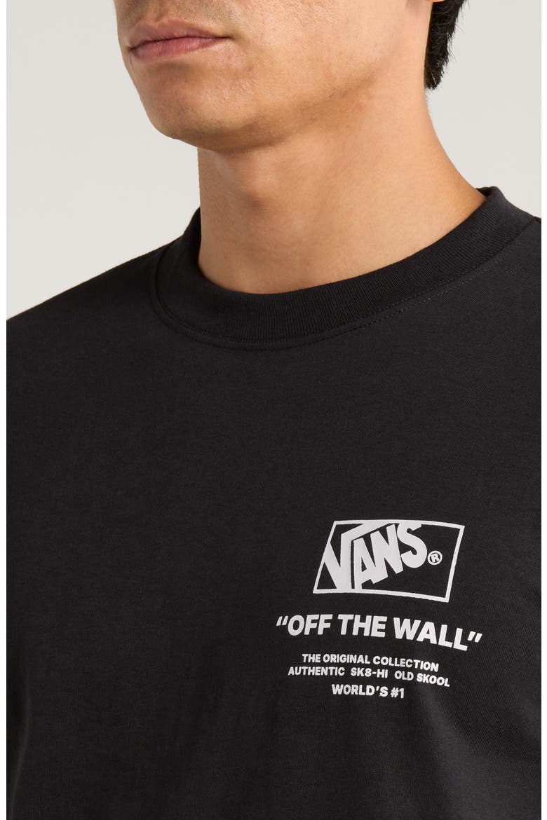 Stacked Hi Cotton Graphic T-Shirt, Alternate, color, BLACK