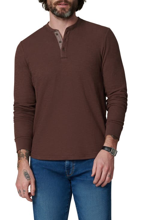 Double Face Thermal Henley Shirt