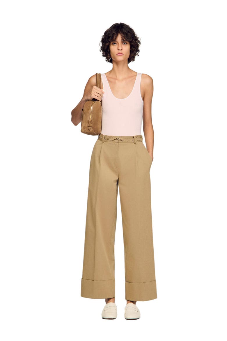 Suit trousers, Alternate, color, Beige