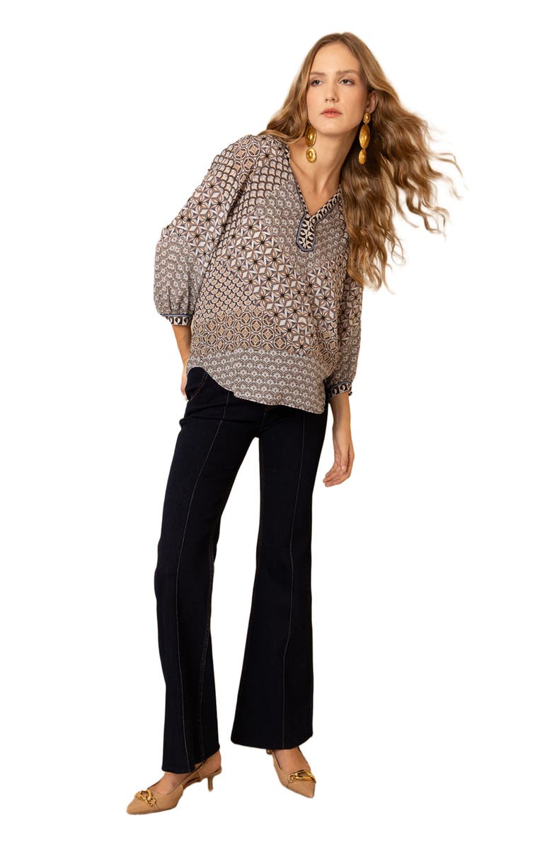 Hale Bob Saoirse Silk Top, Main, color, 