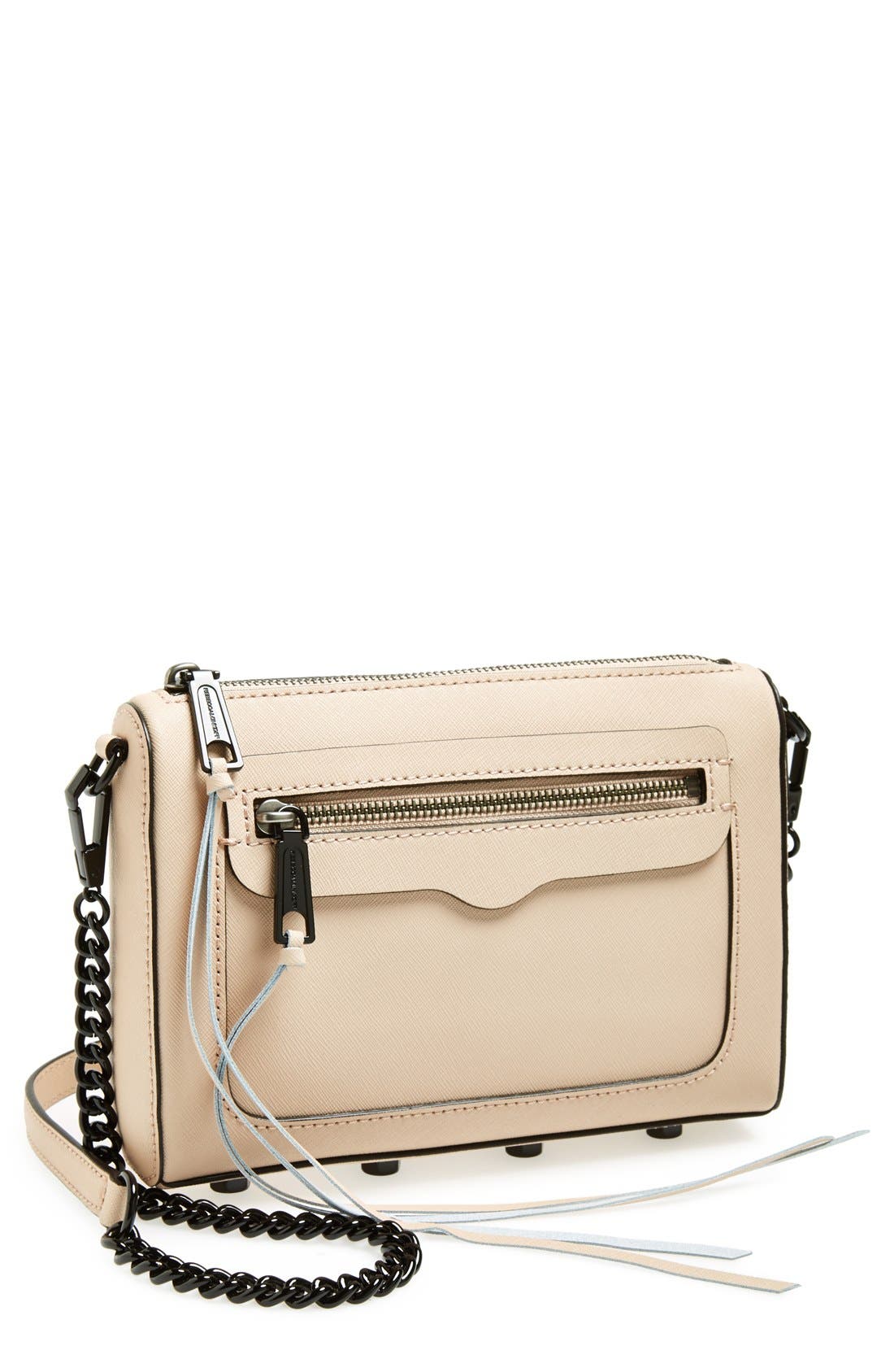 'Avery' Crossbody Bag, Main, color, LATTE