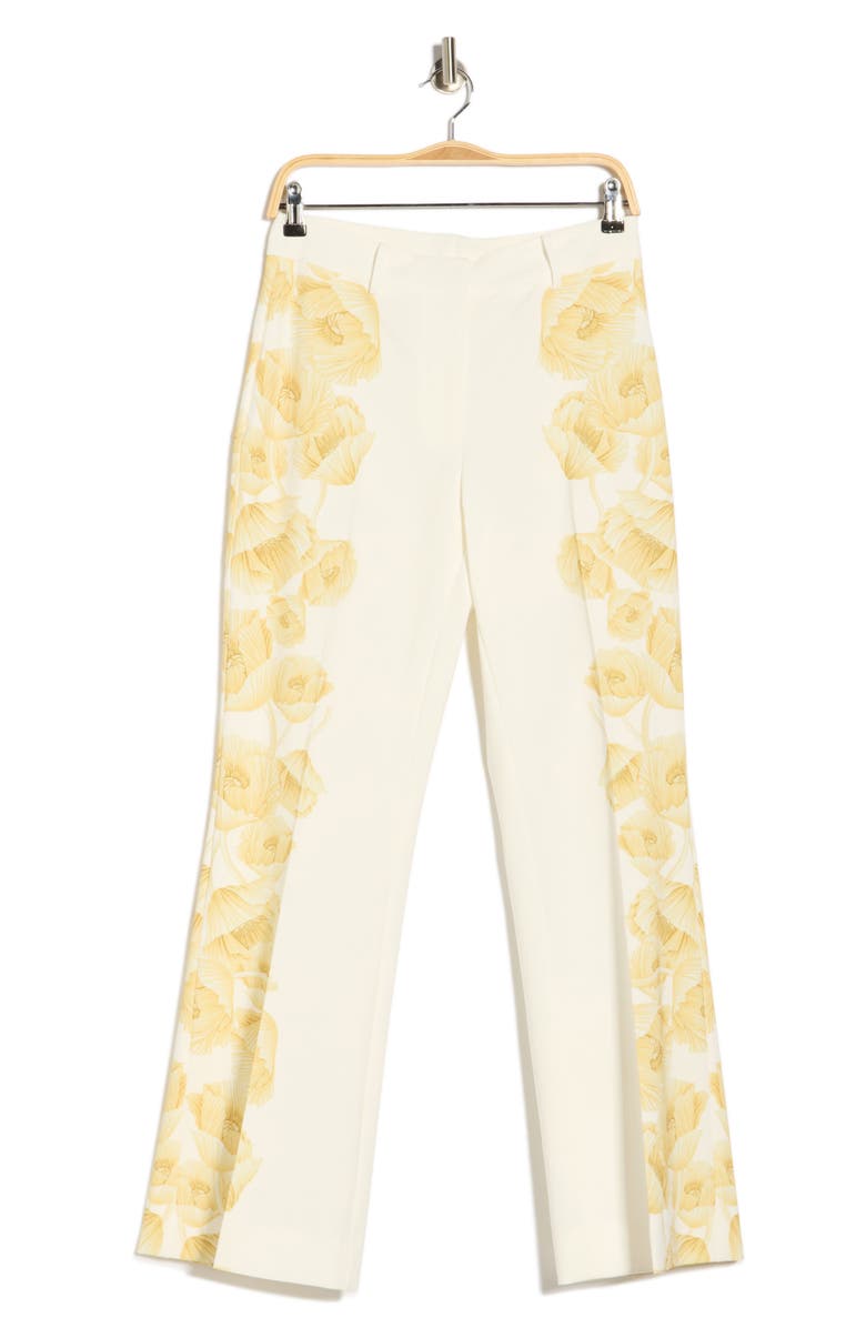 JASON WU Floral Print Pants, Alternate, color, Border Floral Print