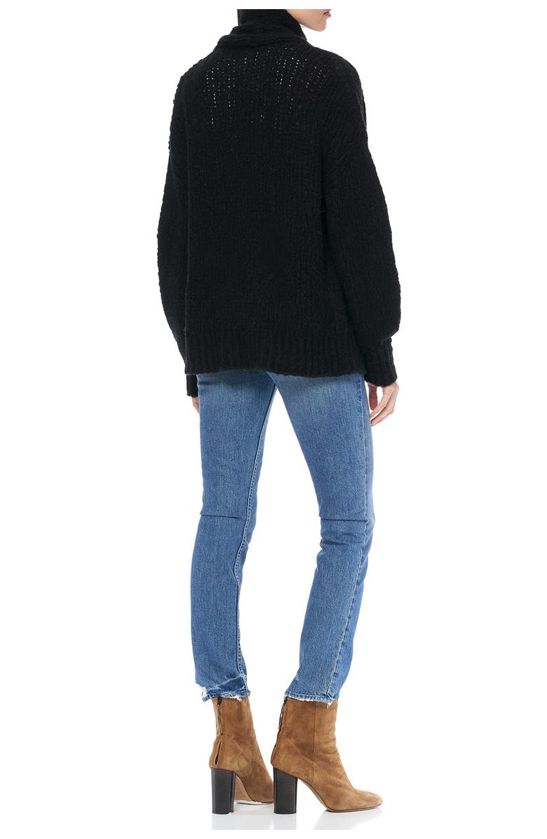 360 CASHMERE Harmonee Open Front Cardigan, Alternate, color, 