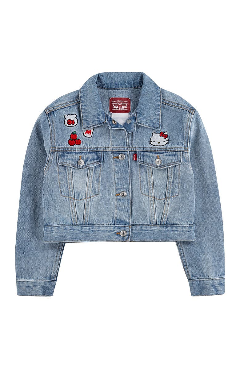 Levi's<sup>®</sup> Hello Kitty Denim Trucker Jacket, Main, color, 