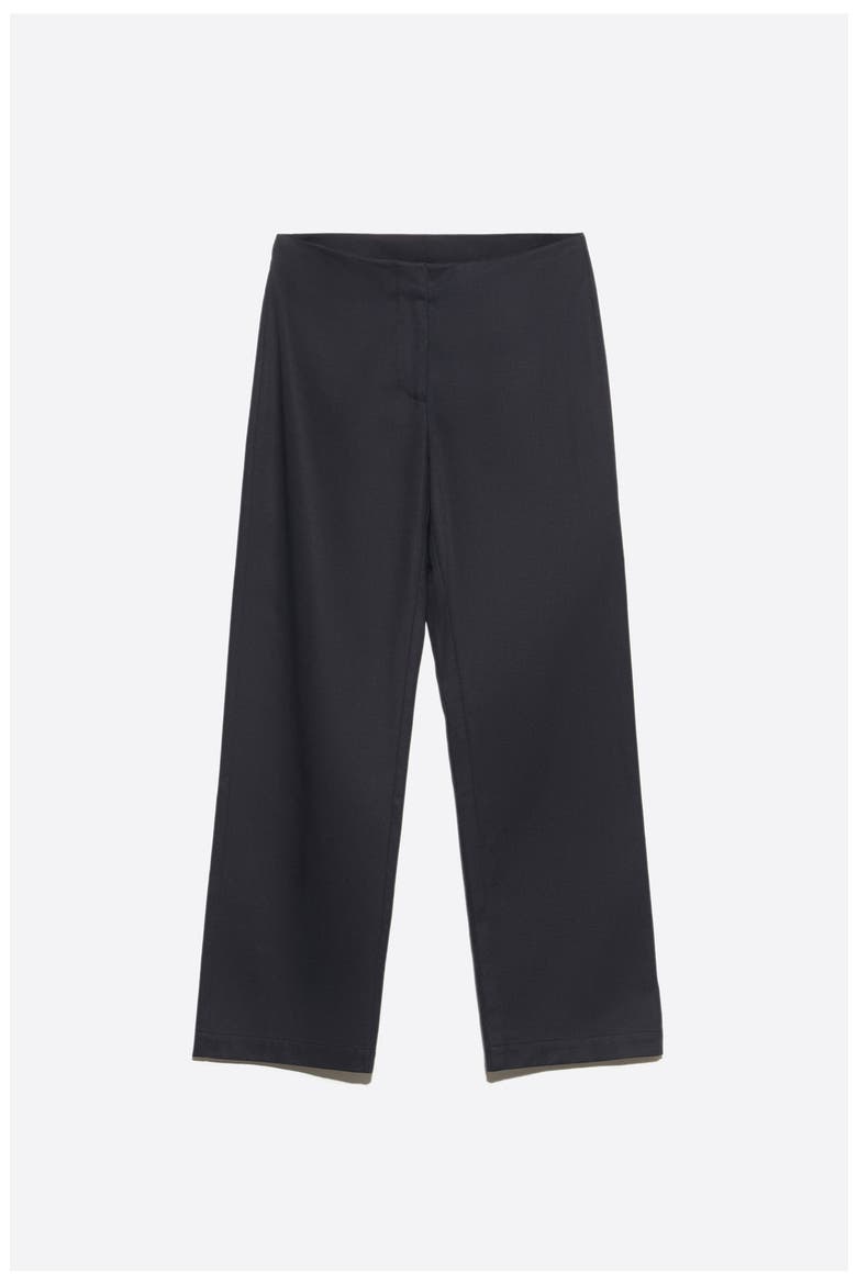 Straight-Leg Ankle Trousers, Alternate, color, DARK NAVY