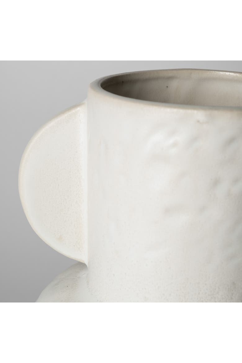 Judy Eggshell Ceramic Vase, Alternate, color, Cream