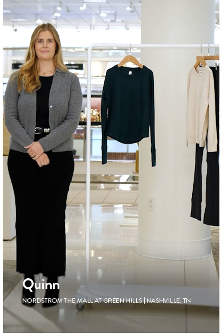 Zen Long Sleeve Waffle Knit T-Shirt video