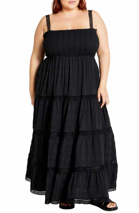 City Chic Dakota Tiered Maxi Sundress