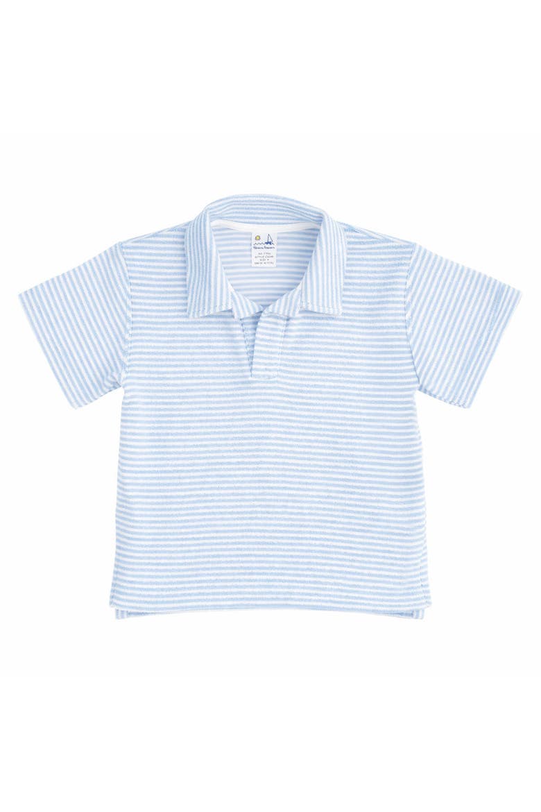 Stripe Terry Polo, Main, color, Blue/White