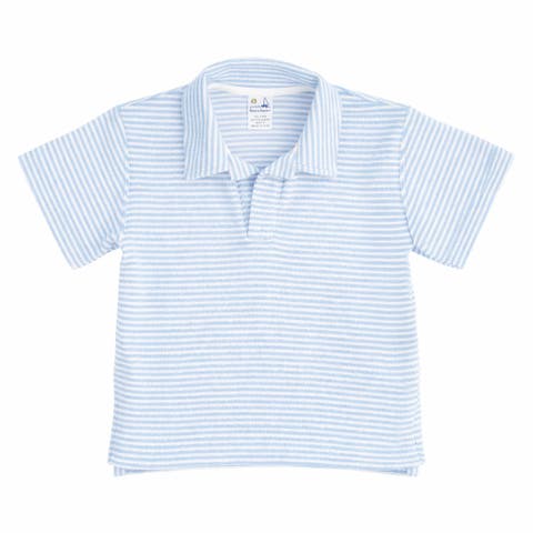 Stripe Terry Polo (Toddler, Little Kid)