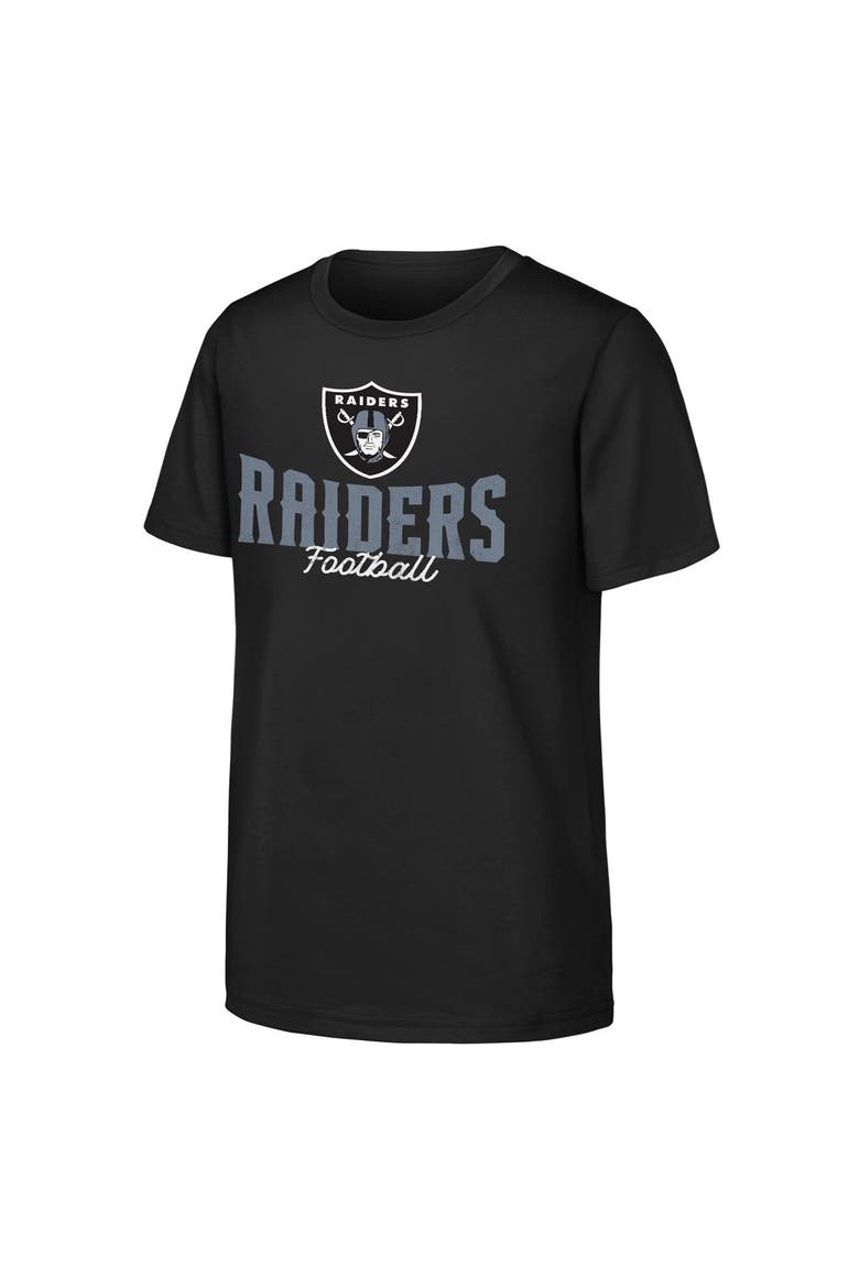 Youth Outerstuff  Black Las Vegas Raiders Top Pick T-Shirt, Alternate, color, Black