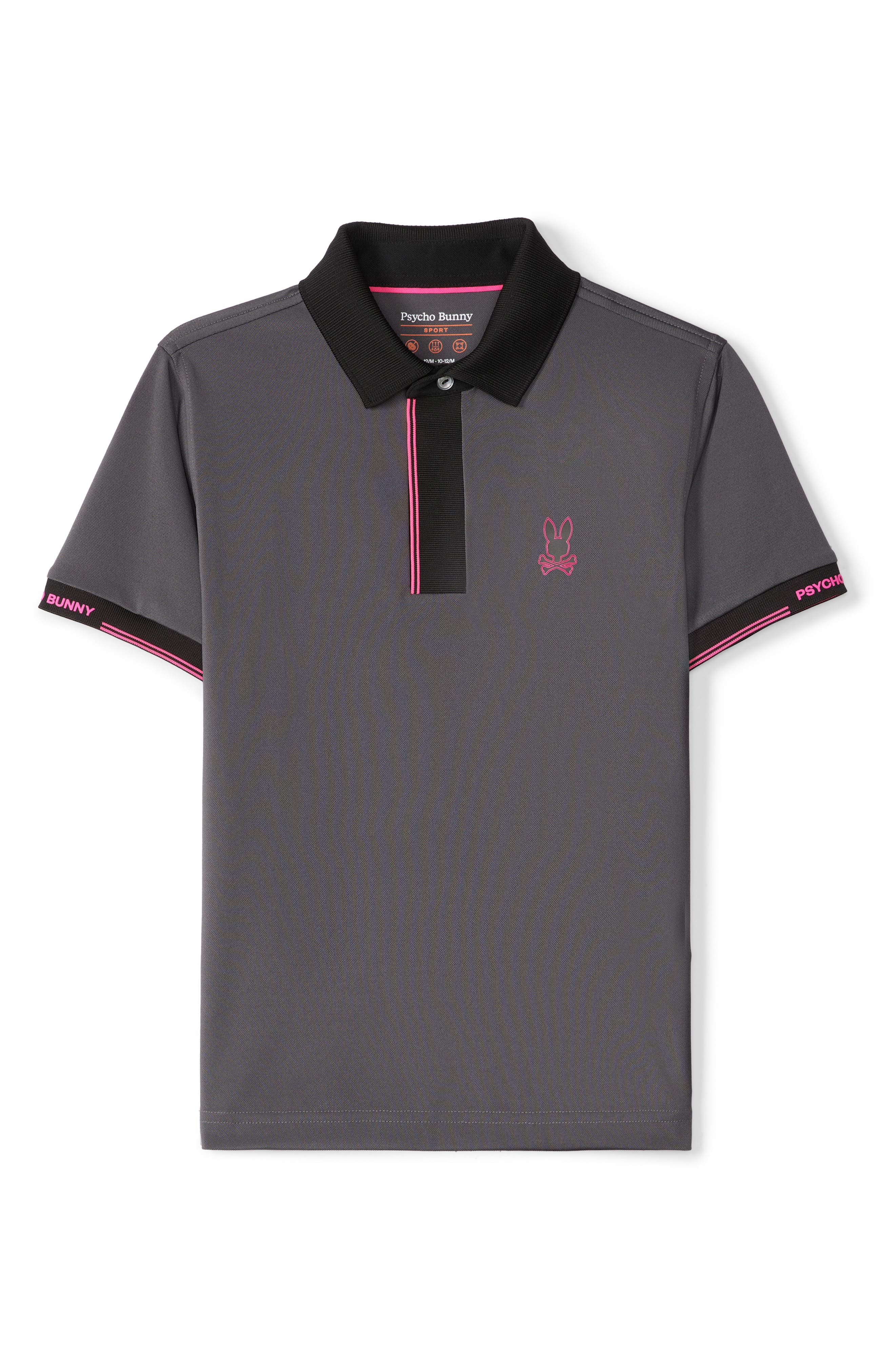 Psycho Bunny Kids' Edmonds Sport Knit Polo