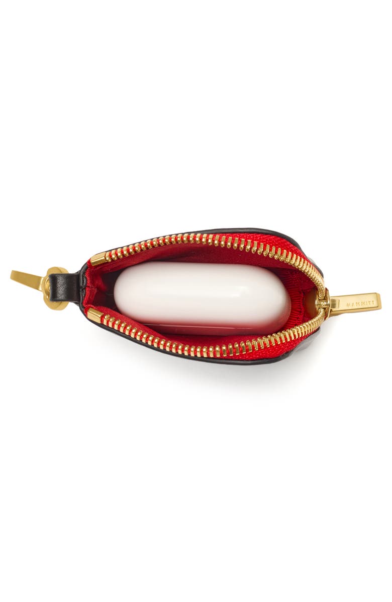 HAMMITT Syd Pouch, Alternate, color, Black/ Brushed Gold Red Zip