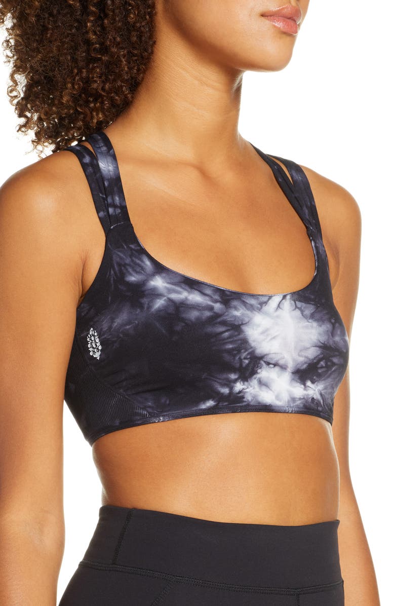 FP Movement by Free People Free People FP Movement On the Radar Tie Dye Sports Bra, Alternate, color, 