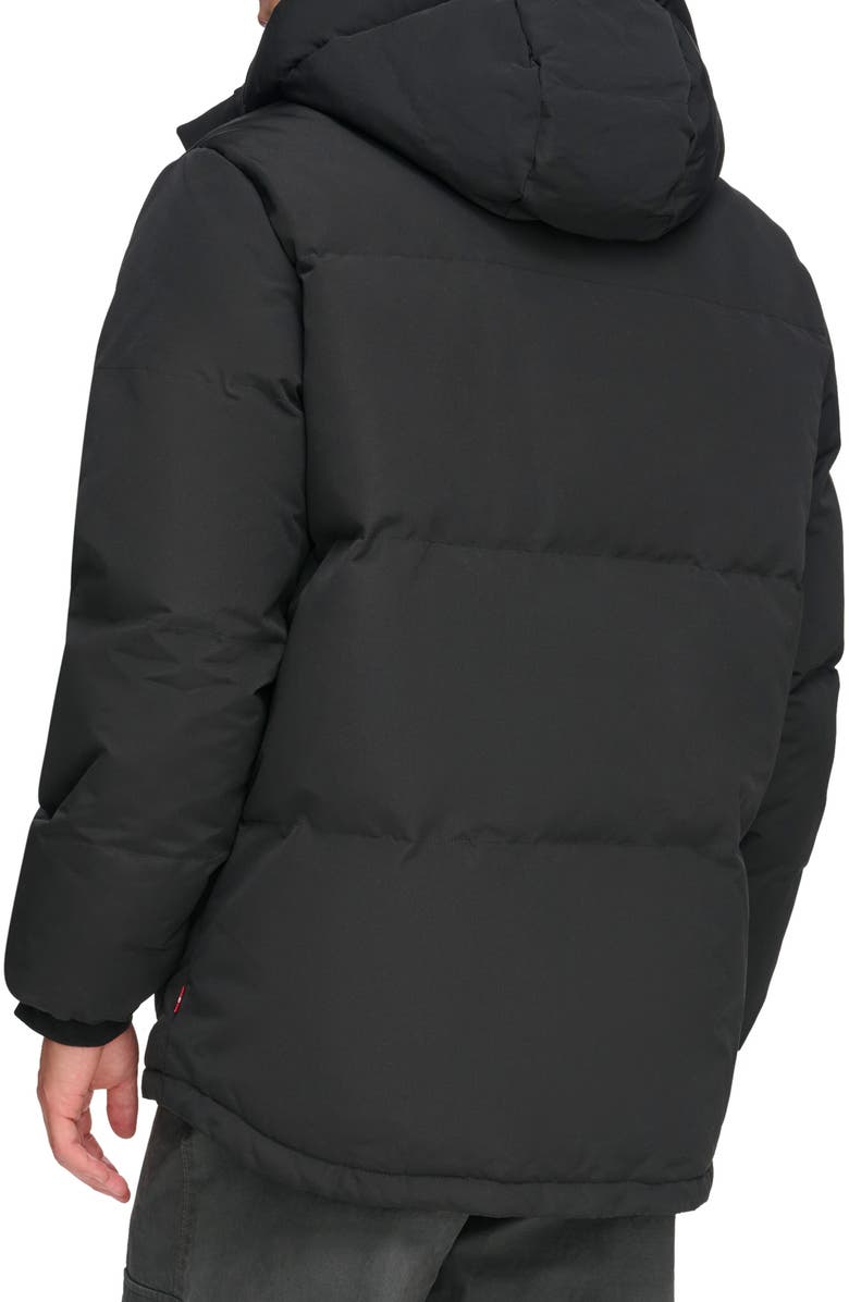 Levi's<sup>®</sup> Arctic Cloth Heavyweight Parka, Alternate, color, Black
