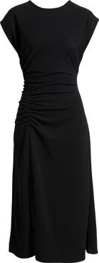 Nordstrom Side Ruched Knit Midi Dress