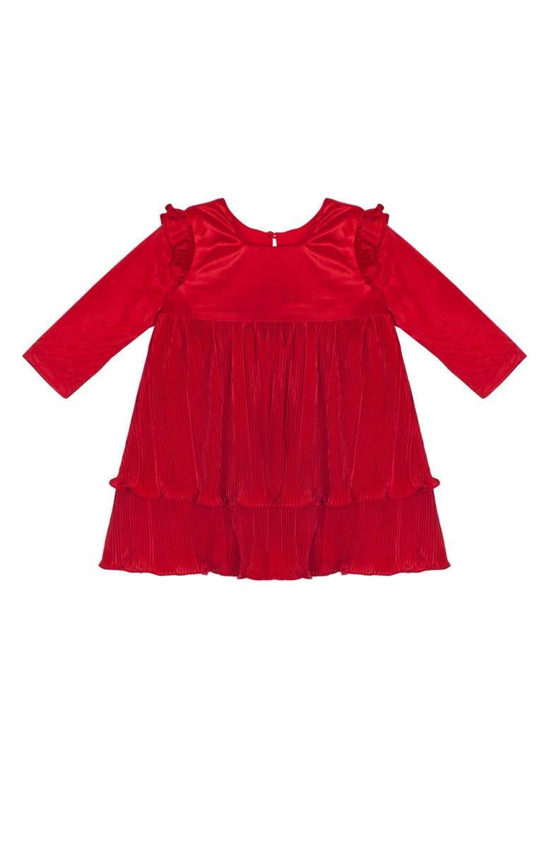 Isobella & Chloe Merry 'n Bright Red Charmeuse Dress, Main, color, Red