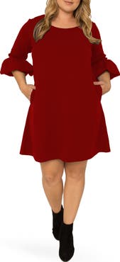 Standards & Practices Stella Crepe Knit Dress