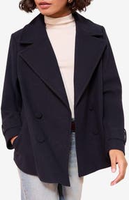 Friends Like These Double Breasted Peacoat