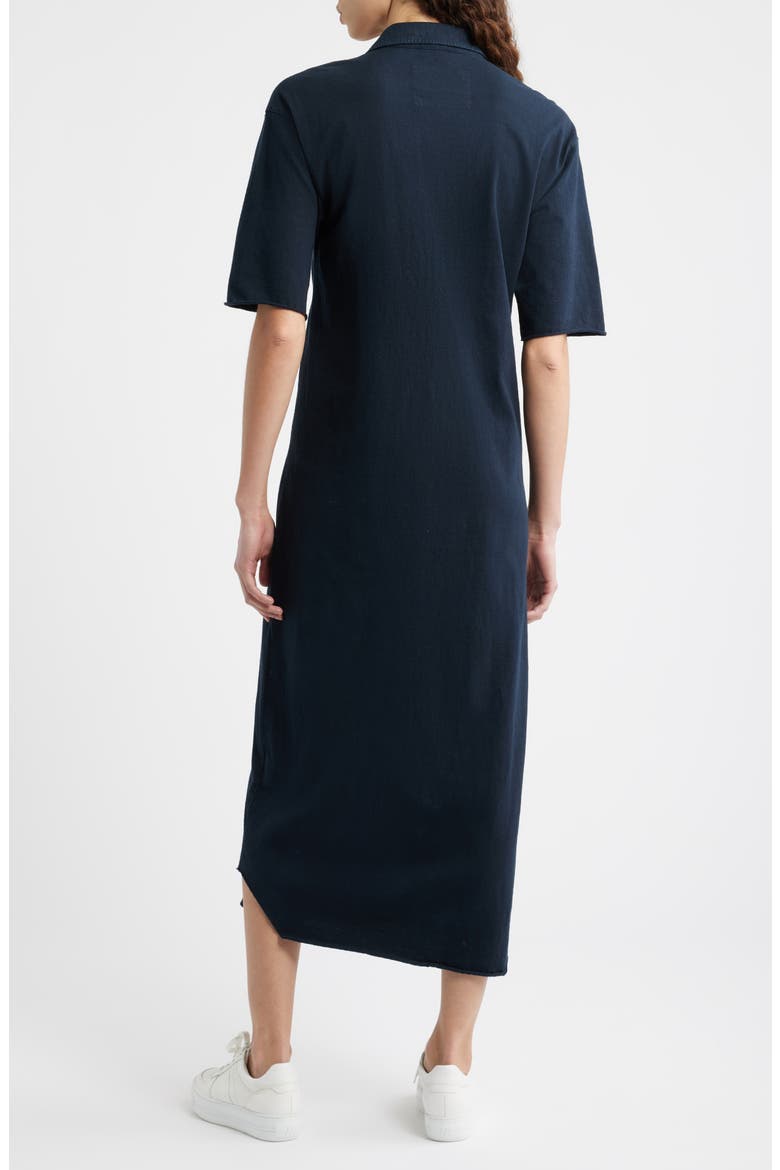 Emma Johnny Collar Maxi Dress, Alternate, color, BRITISH ROYAL NAVY