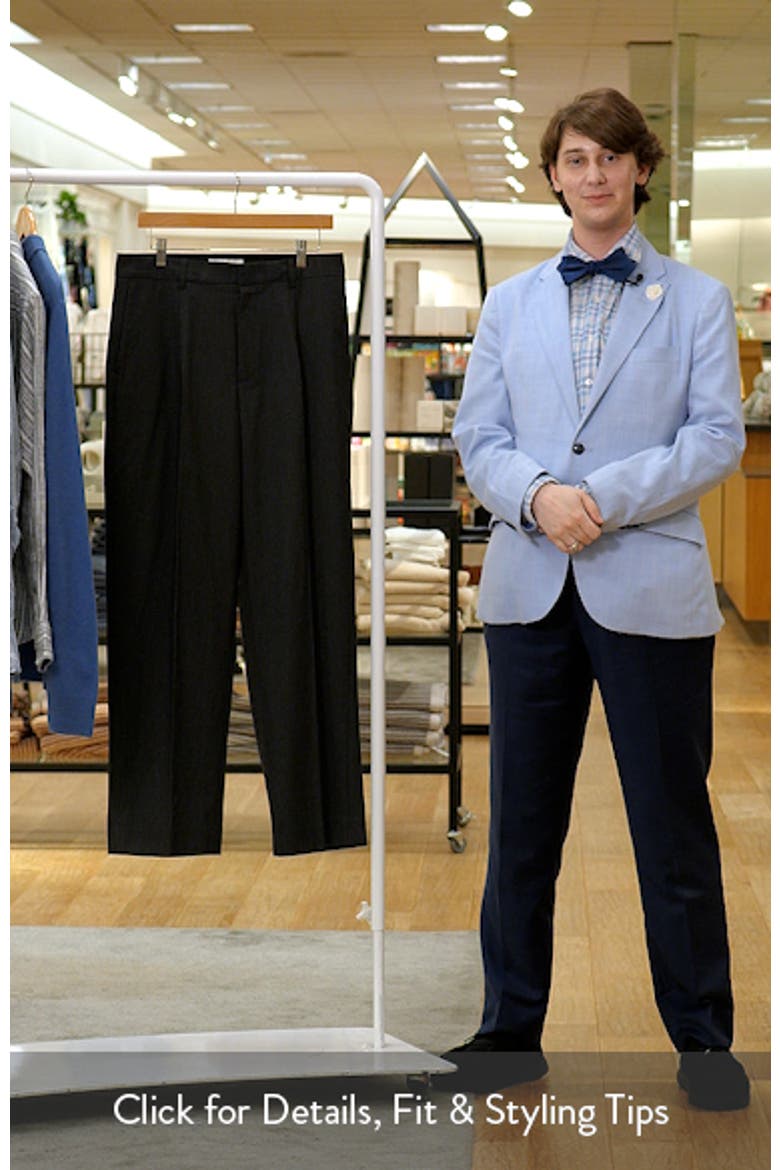 Pleated Semi-Wide Slacks video