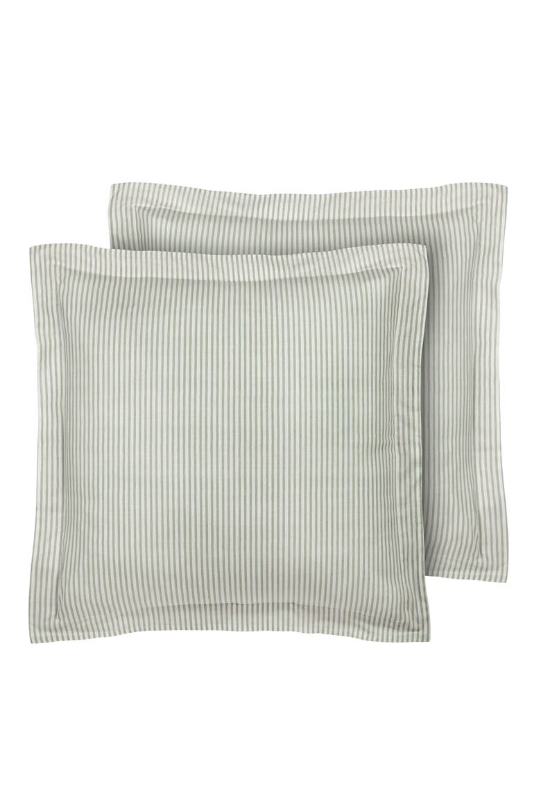 Chloe Set of 2 Euro Shams, Main, color, SAGE