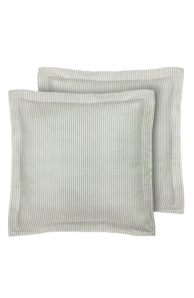 Laura Ashley Classics 2-Pack Cotton Shams, Main, color, Sage