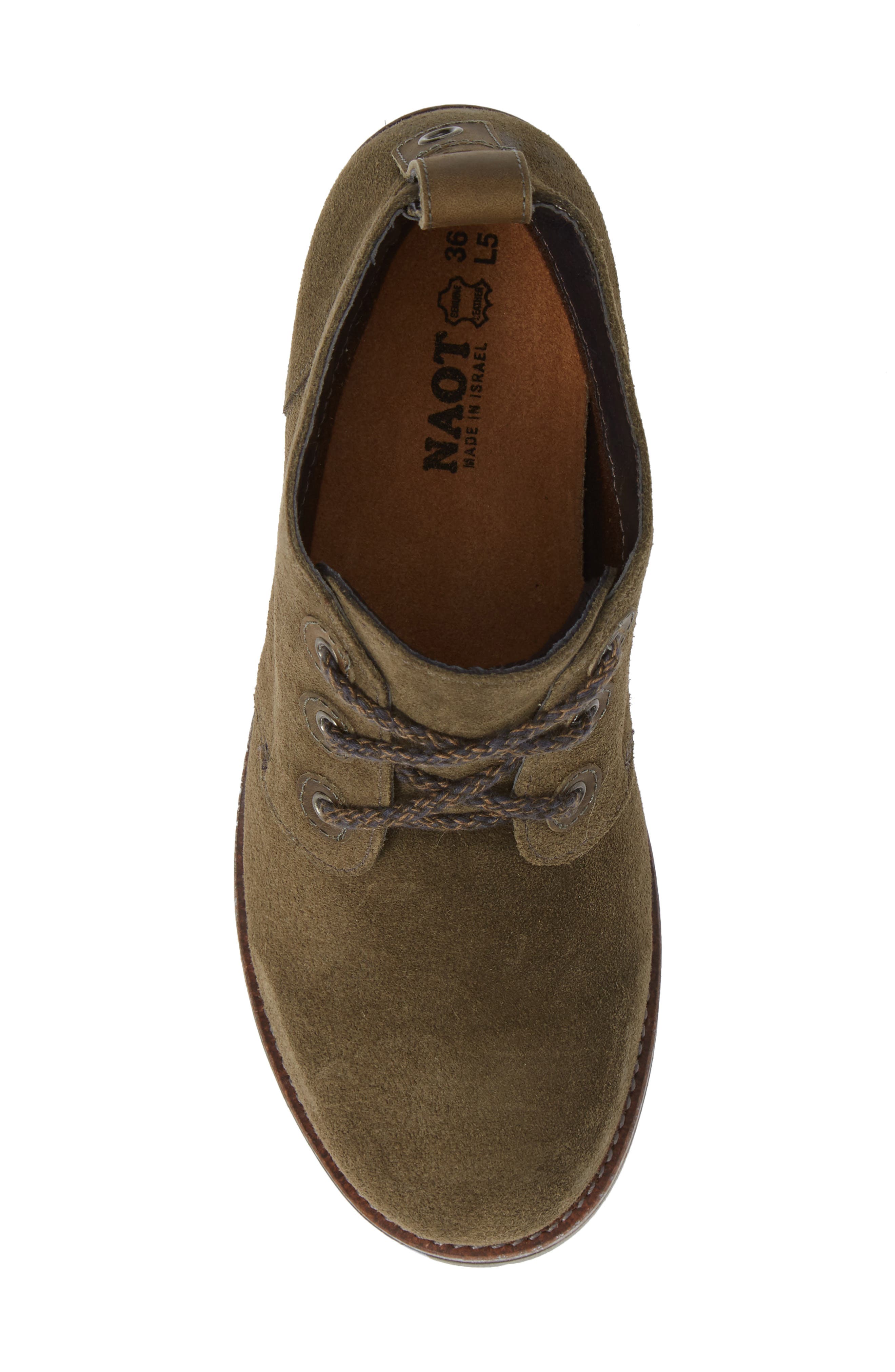 Love Water Repellent Bootie, Alternate, color, OLIVE/ VINTAGE PINE SUEDE